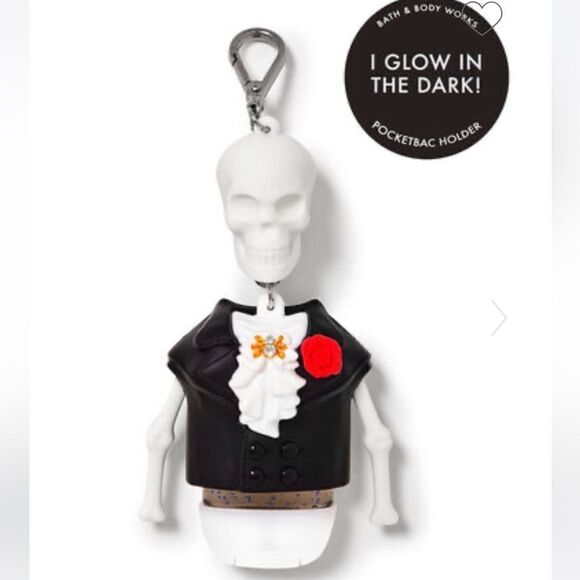 BBW Dapper Skeleton PocketBac holder and hand sanitizer NWT - Picture 5 of 5